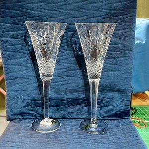 Waterford Crystal “Friendship” Celebration Toasting Flutes NWOT